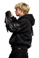 Crime Barry Keoghan Black Hoodie - Image 2